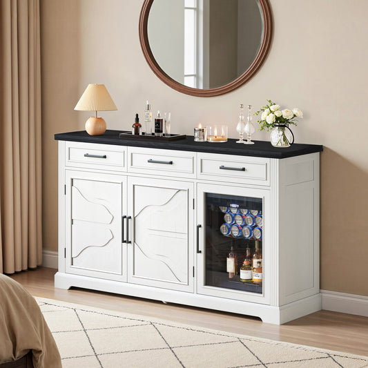 Frost Farmhouse Coffee Bar Cabinet