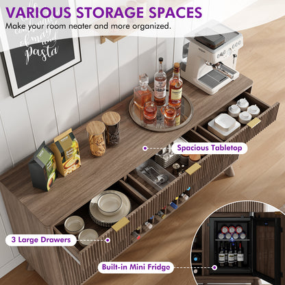 Form Wine Cabinet with Fridge Grey