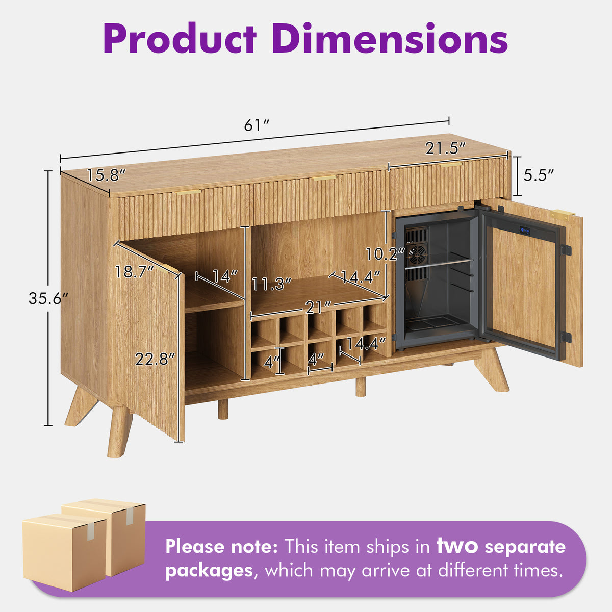 Form Wine Cabinet with Fridge