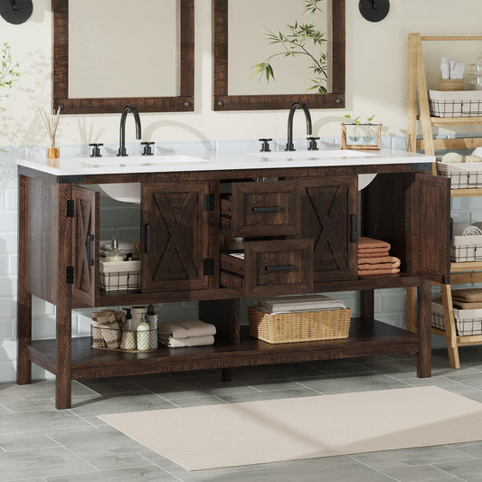 Calverton  Rustic Brown 60”