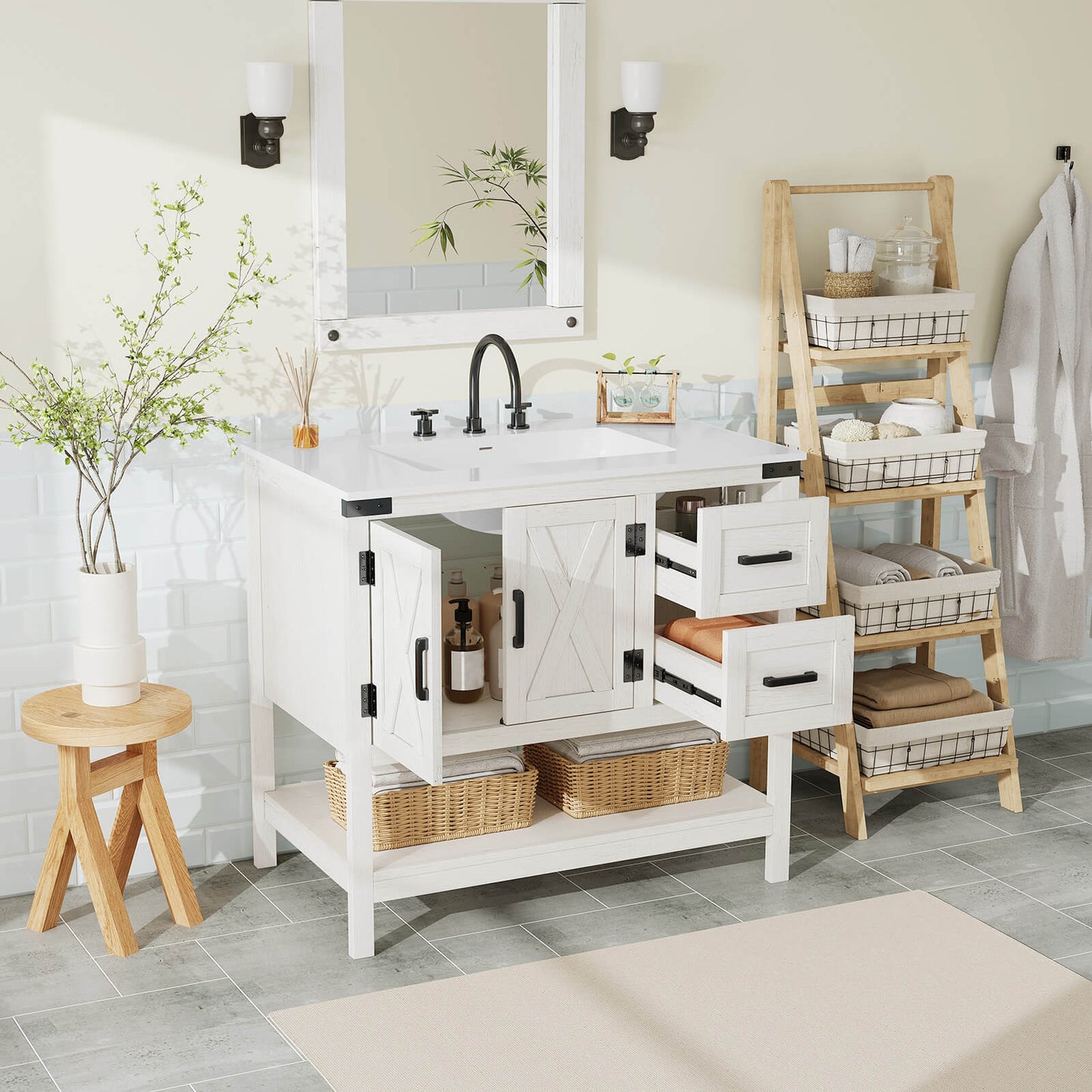 Calverton Antique White 36”