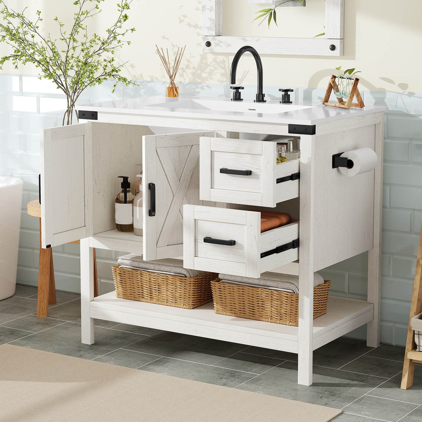 Calverton Antique White 36”