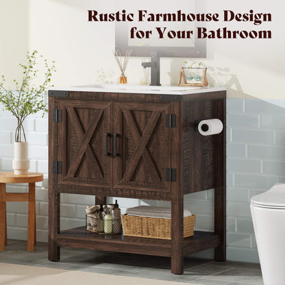 Calverton Rustic Brown 30”