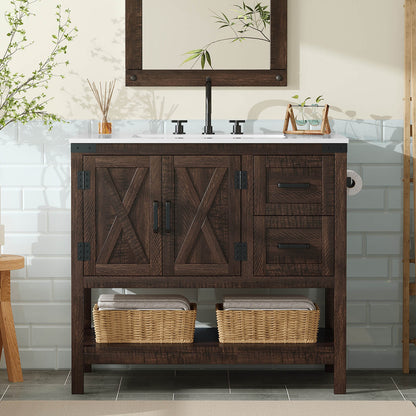 Calverton Rustic Brown 36”