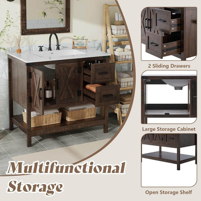 Calverton Rustic Brown 36”