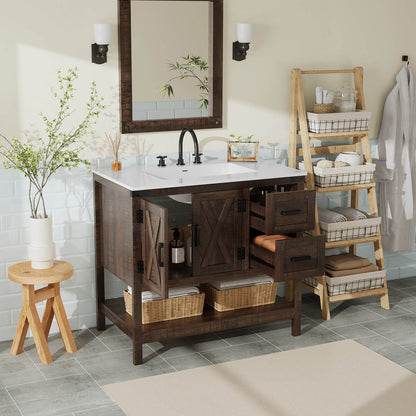 Calverton Rustic Brown 36”