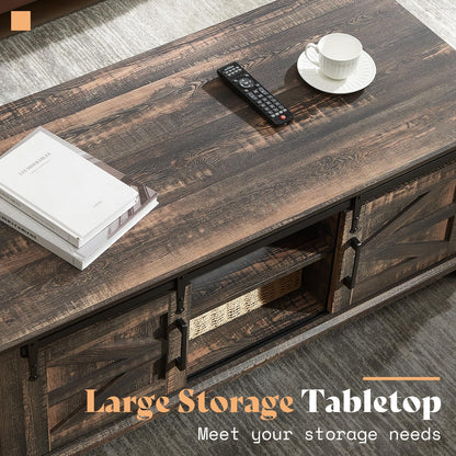 Twain Farmhouse Living Room Set Amerlife Black Oak / 48“