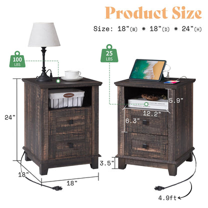 Twain Farmhouse Living Room Set Amerlife Black Oak / 48“