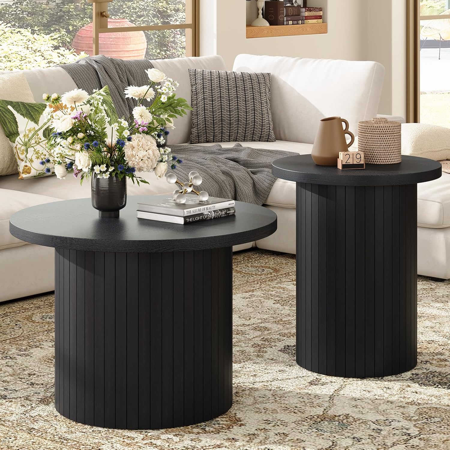 Briar Coffee-Table Textured Black