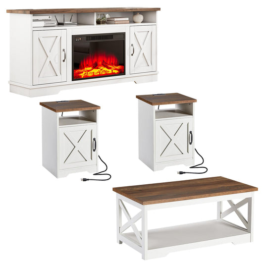 Whicket Farmhouse 5-Piece Living Room Set Amerlife