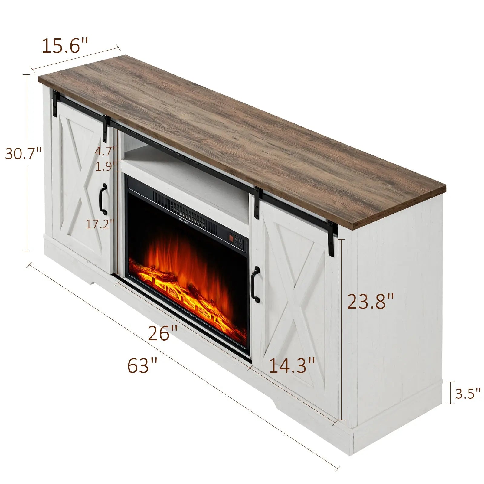 CFT021 Renner 63 Distressed White