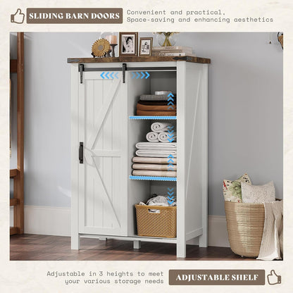 Marlowe Farmhouse Storage Set Amerlife Distressed White