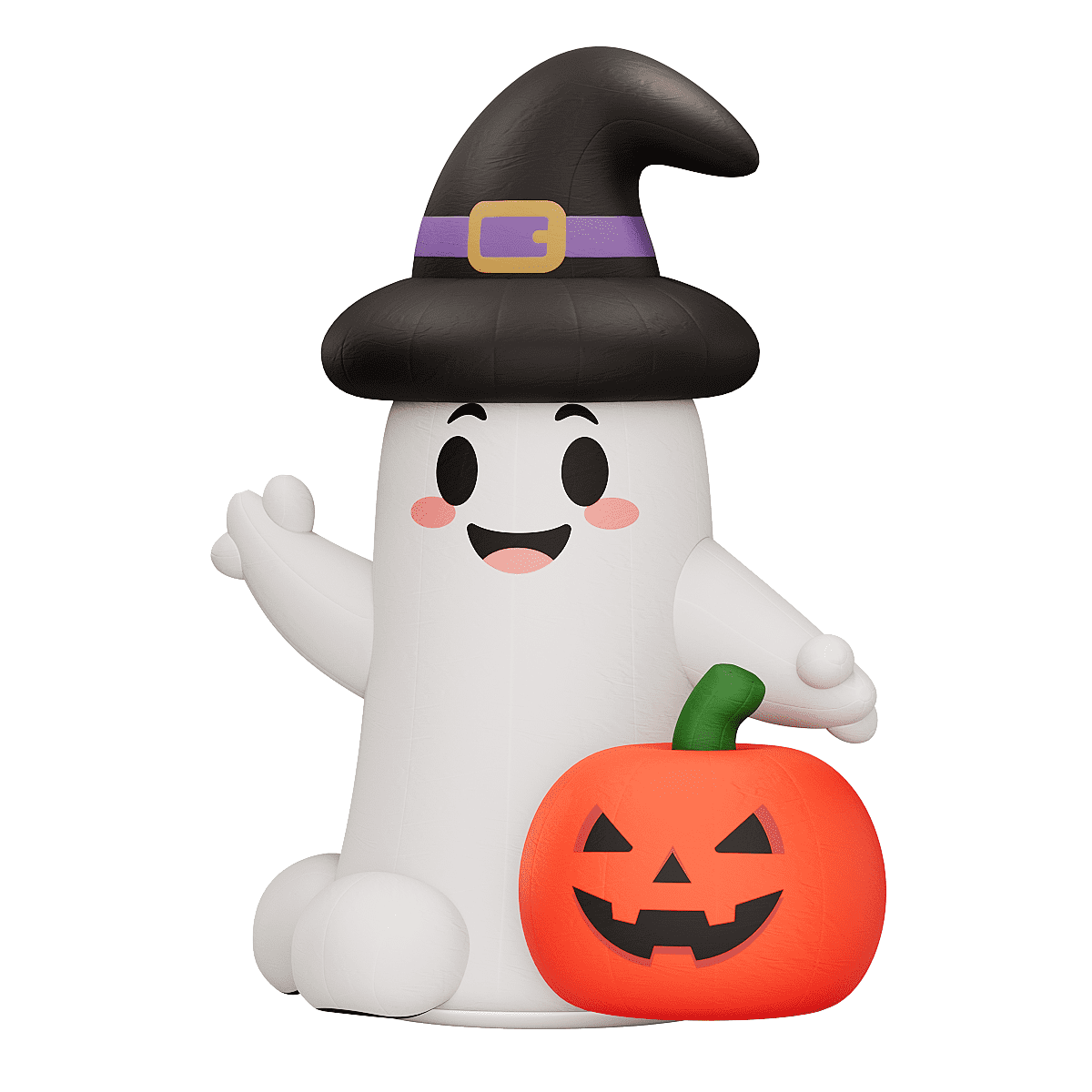 Giant Halloween Inflatable Ghost & Pumpkin-Ghost & Pumpkin Combo-26.2 FT
