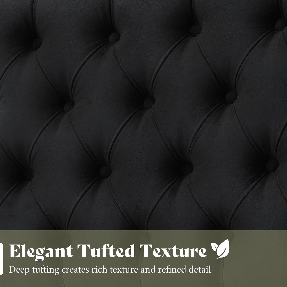 Scallop Wingback Headboard Only Amerlife Black