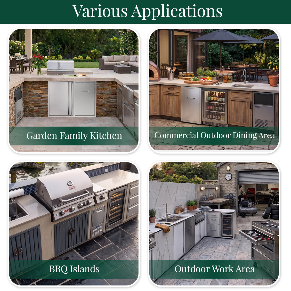 Outdoor Kitchen Access Drawers Amerlife 
