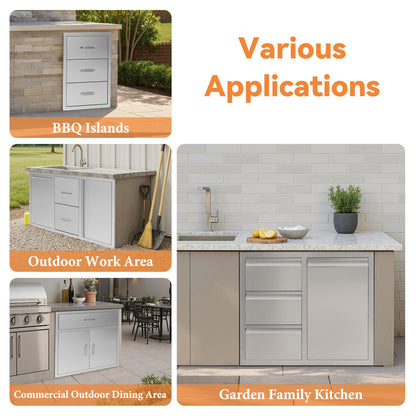 Outdoor Kitchen Access Drawers Amerlife 