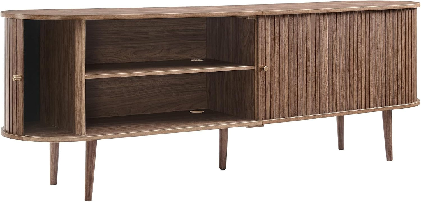 Briar 70" Mid Century TV Stand - Walnut