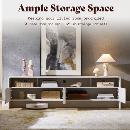 Flat Contemporary Living Room Furniture Set Amerlife White