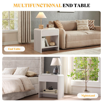 Flat Contemporary Living Room Furniture Set Amerlife White