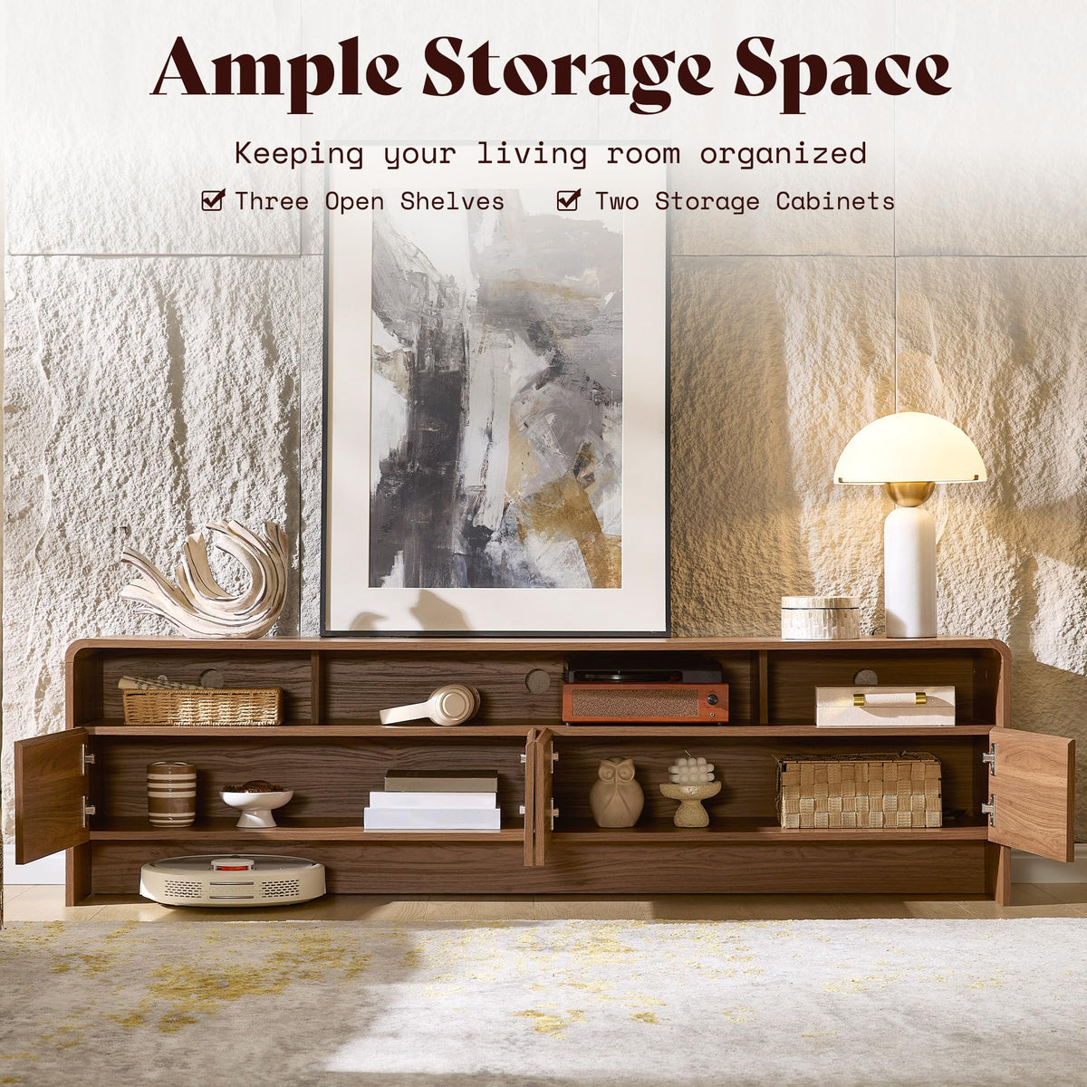 Flat Contemporary Living Room Furniture Set Amerlife Brown