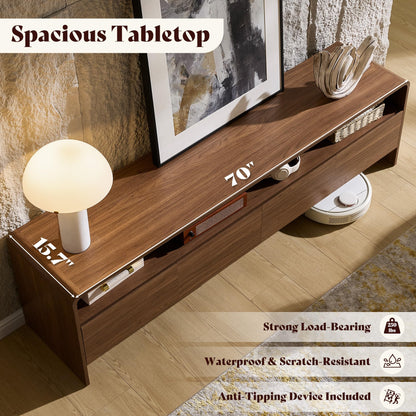 Flat Contemporary Living Room Furniture Set Amerlife Brown