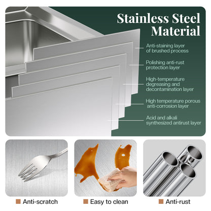Stainless Steel Work Cabinet Amerlife 36" x 24" x 33.5"