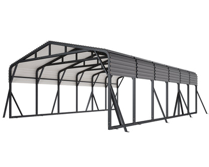 Extra Large Heavy Duty Metal Carport Amerlife 20x30 FT 
