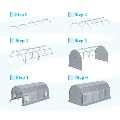 Solcor Portable Carport Shed