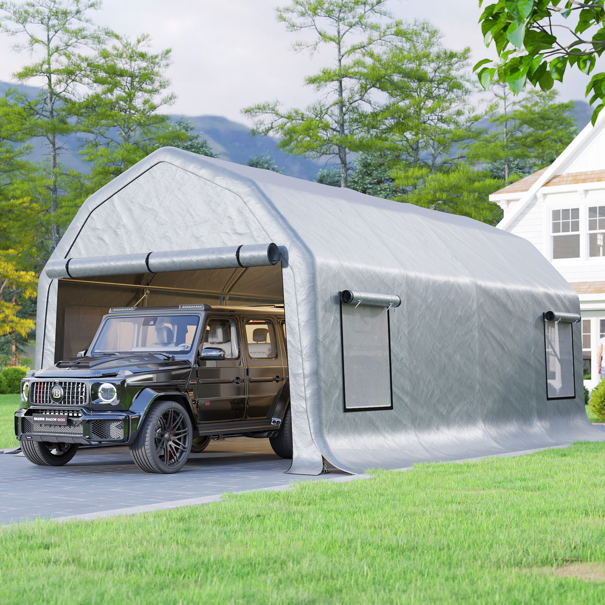 Solcor Portable Carport Shed