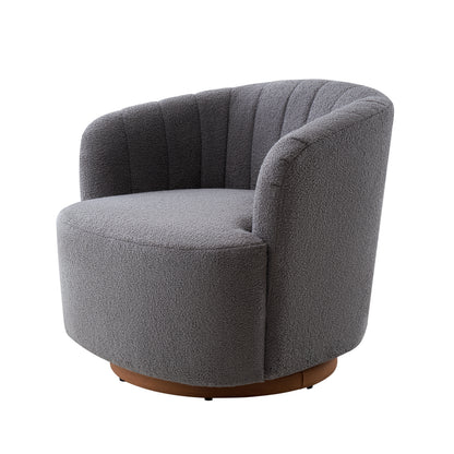 Isla 360° Swivel Barrel Chair - Grey
