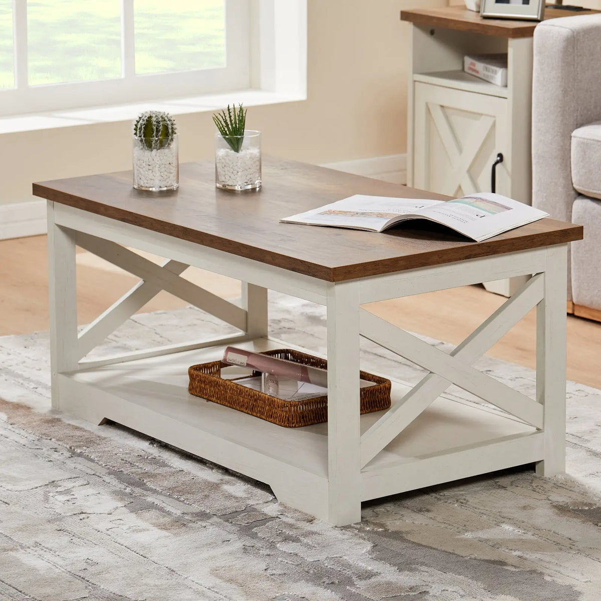 Distressed white