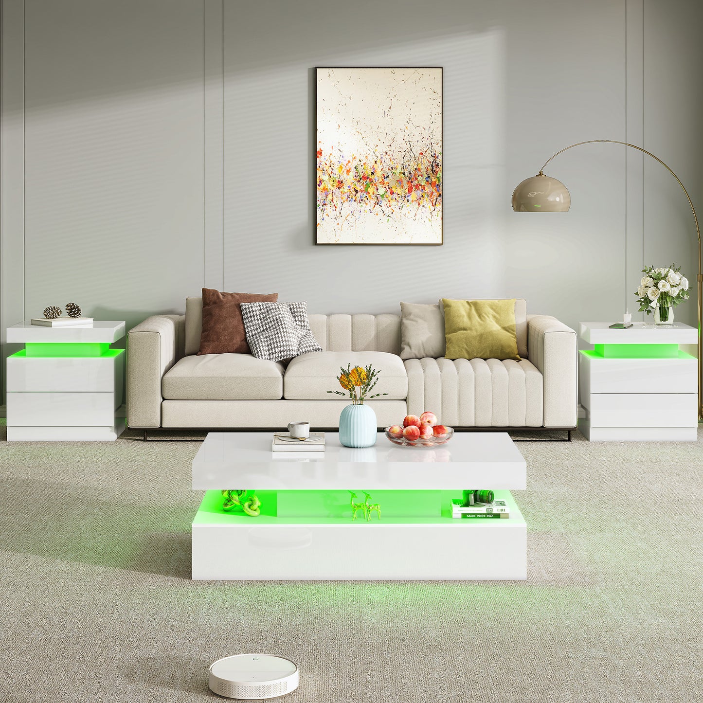 Dimmesdale Coffee Table - White