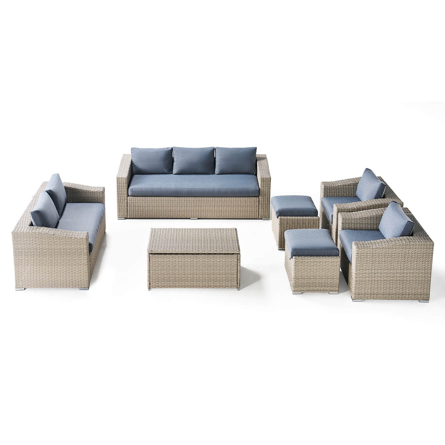 Corvara 7-Piece Patio Sectional Set
