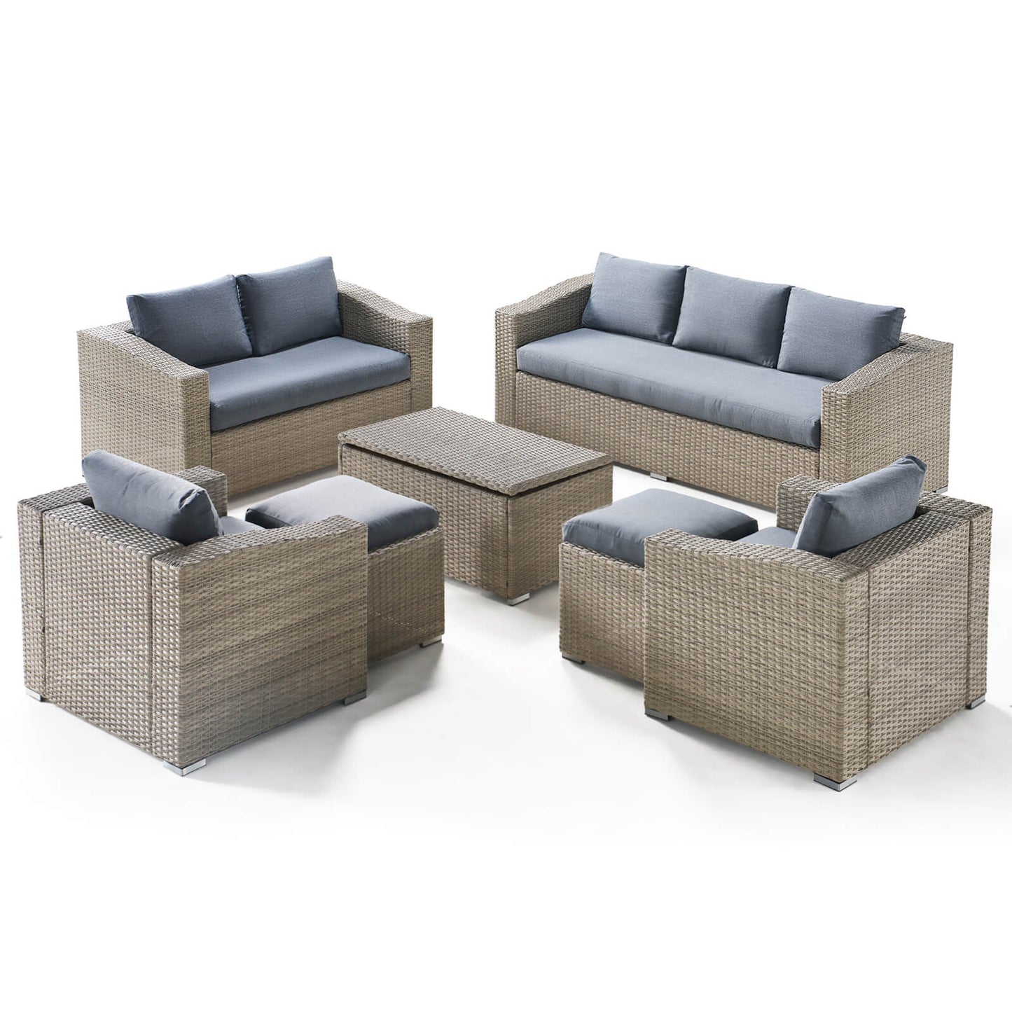 Corvara 7-Piece Patio Sectional Set