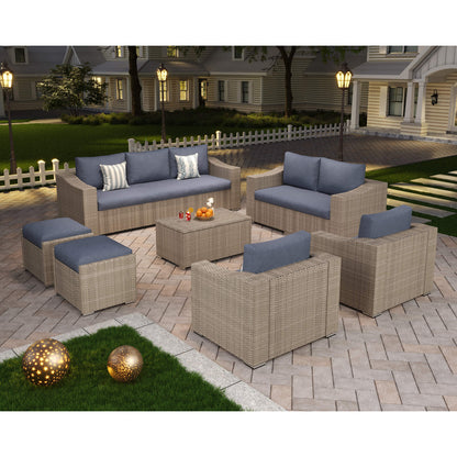 Corvara 7-Piece Patio Sectional Set