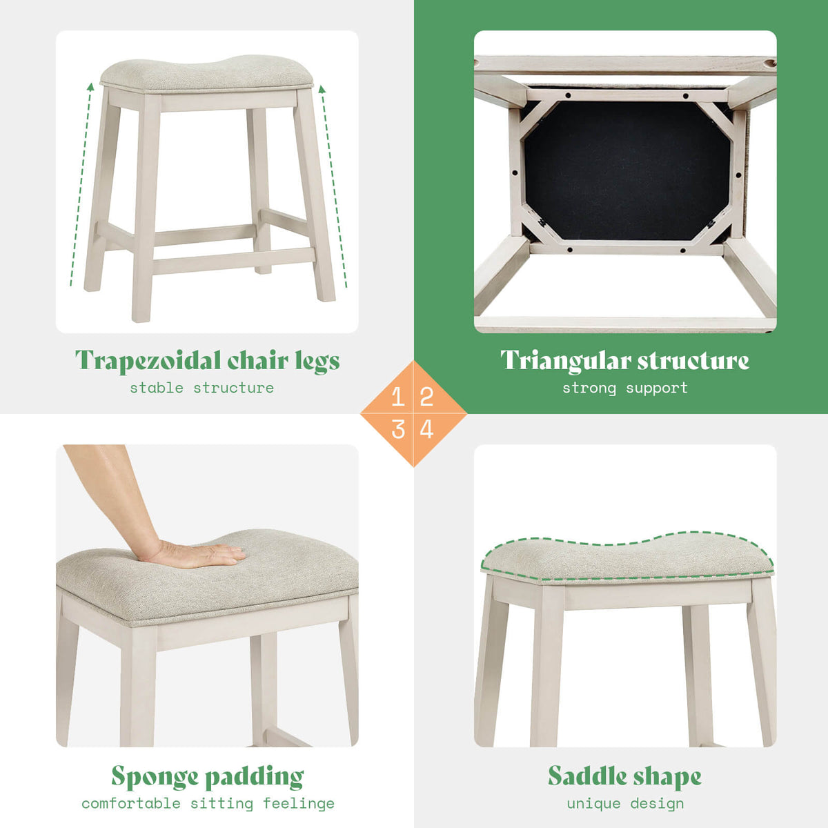 Harper 5-Piece Dining Table Set