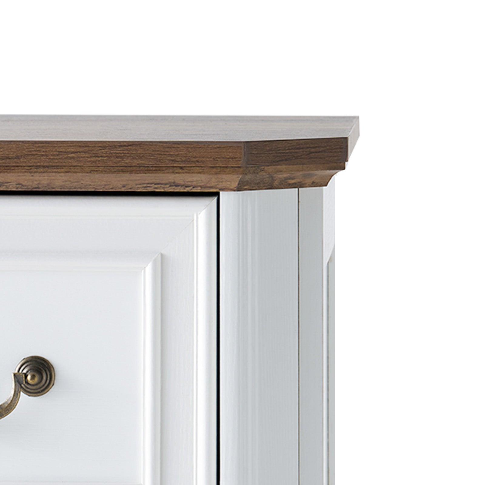 Somer 5-Drawers Dresser Bevel Shape - Antique White