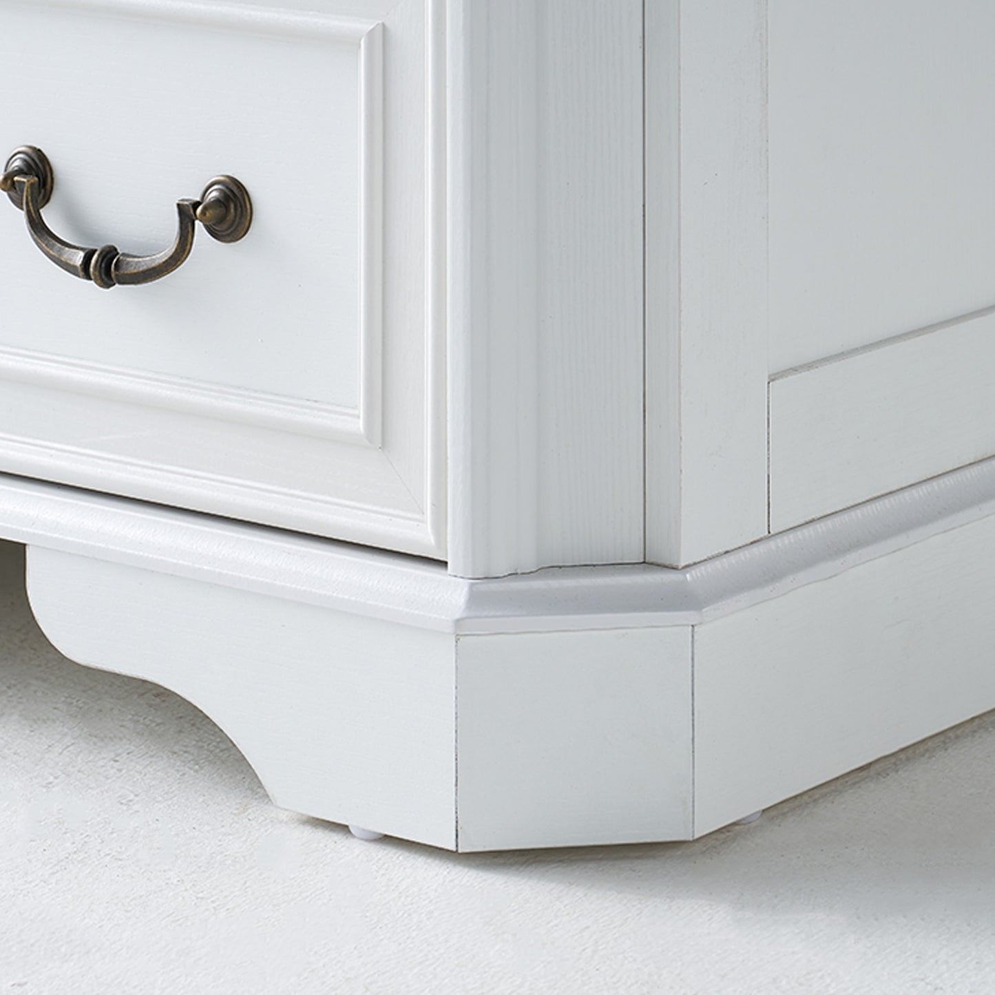 Somer 5-Drawers Dresser Bevel Shape - Antique White