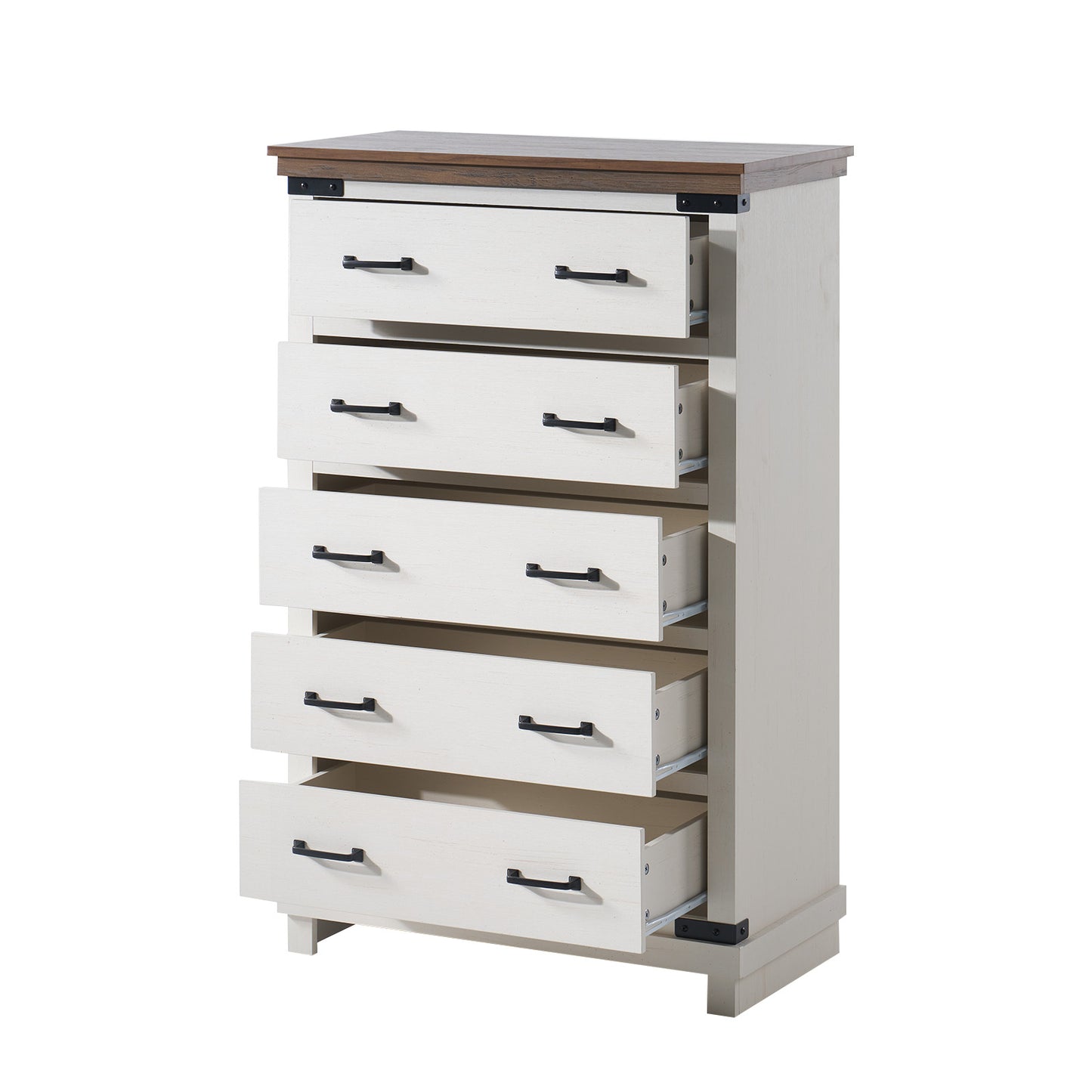 Quin 5-Drawers Dresser Antique White