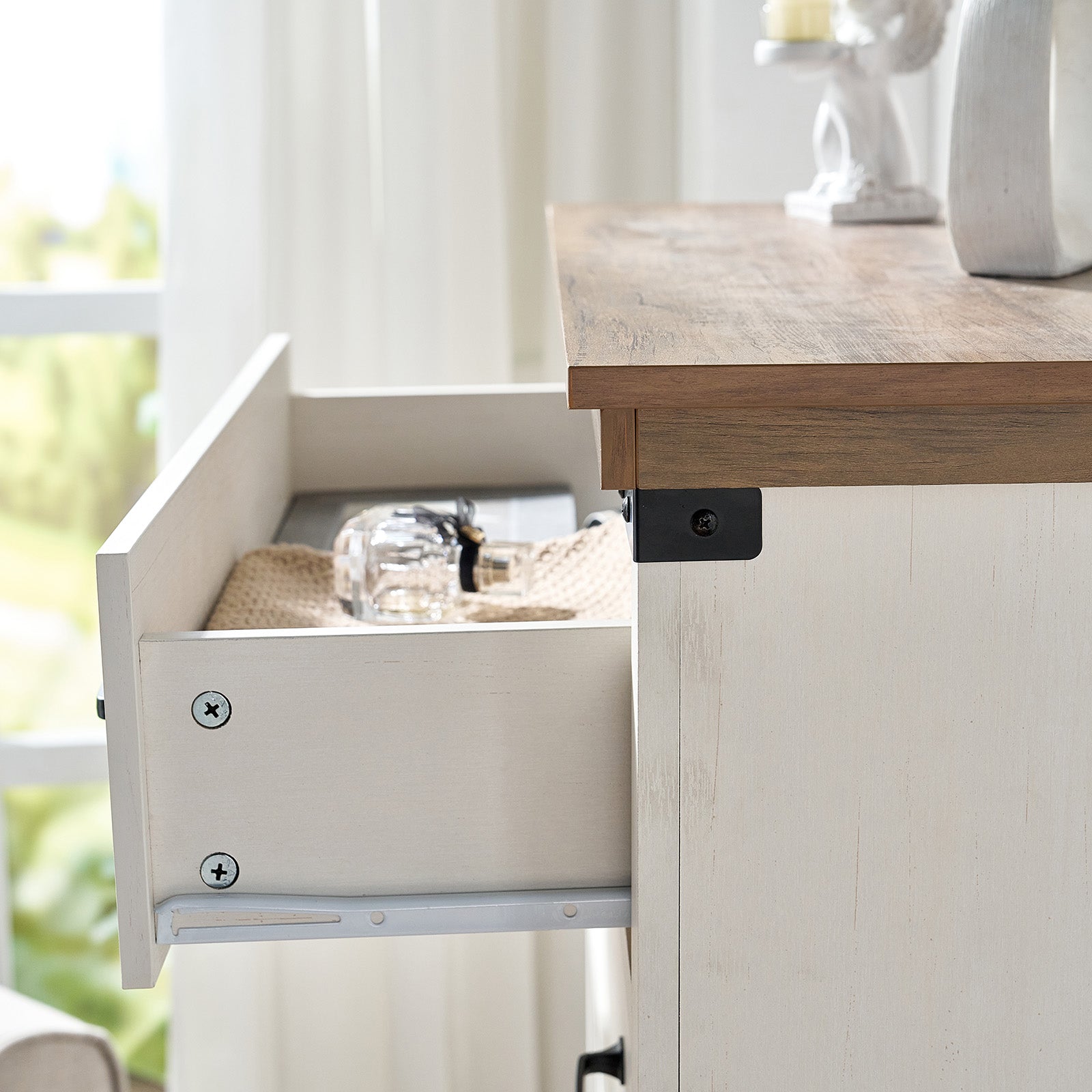 Quin 6-Drawers Dresser Antique White