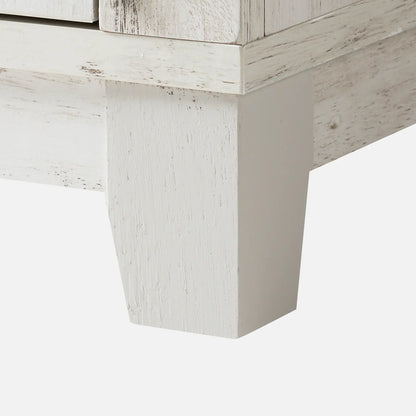 CNS060 Emerson Wardrobe Closet Distressed White