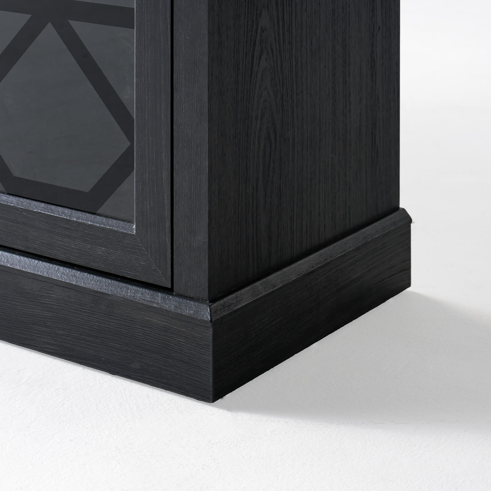 Liviana 70" Fireplace TV Stand - Espresso & Drak Grey