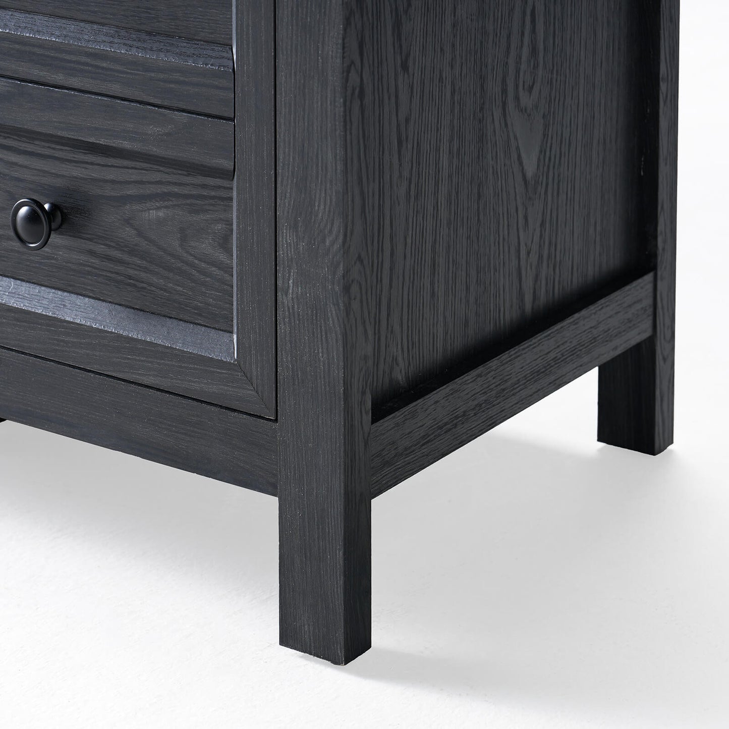 Shipston 70" Fireplace TV Stand - Espresso & Dark Gray