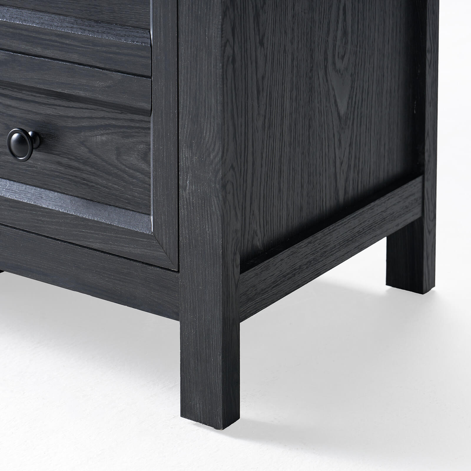 Shipston 70" Fireplace TV Stand - Espresso & Dark Gray