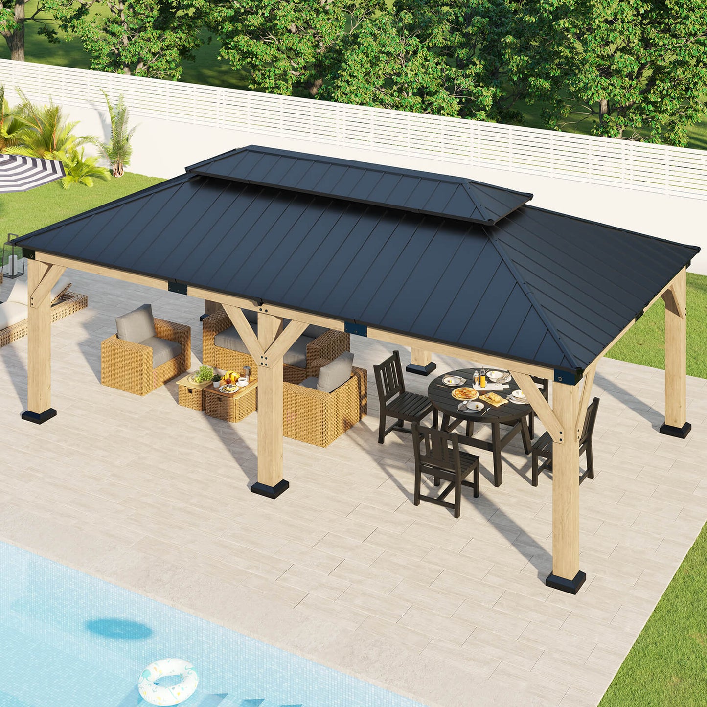 Noah Outdoor Gazebo 12 x 20 ft