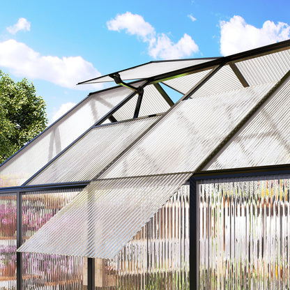 Verda Polycarbonate Greenhouse - 7.7x7.7x7.0 FT