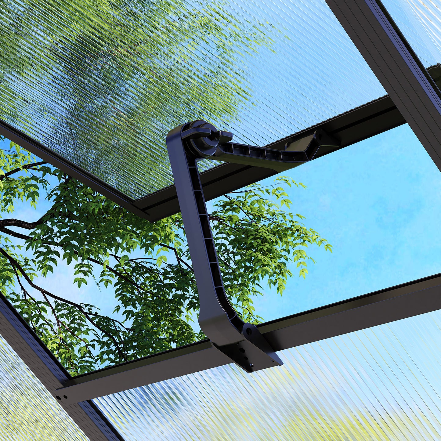 Verda Polycarbonate Greenhouse - 7.7x9.2x7.0 FT