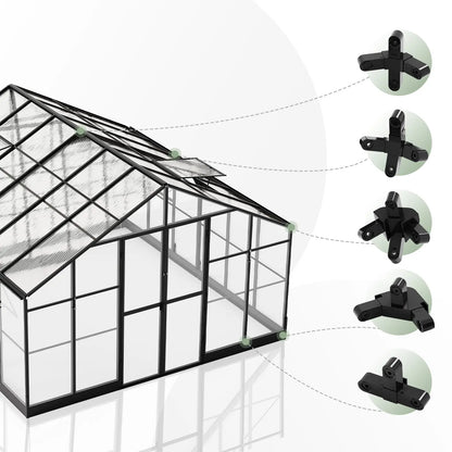 6mm PC Panels+Clear Unbroken PC Panels / Black