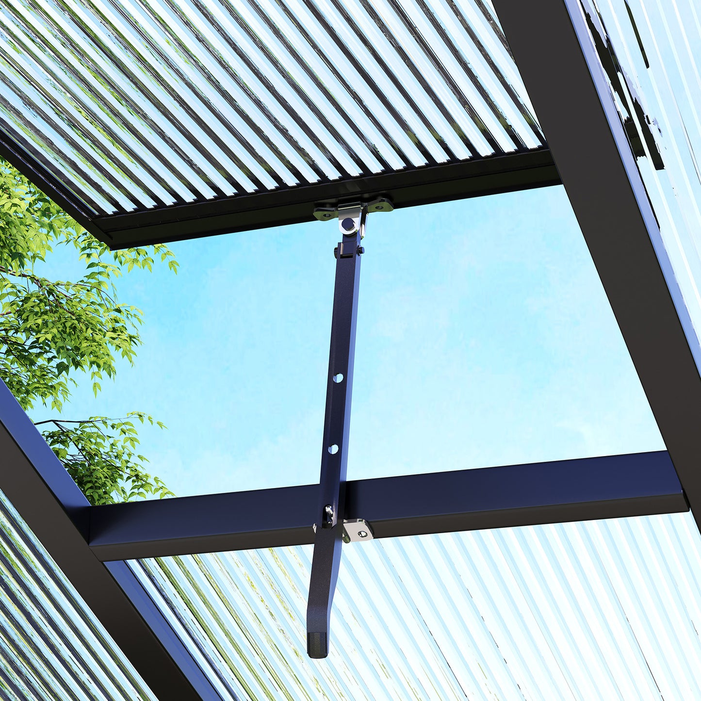 Sunlit Greenhouse with Quick Connector Amerlife 12x10x8 FT