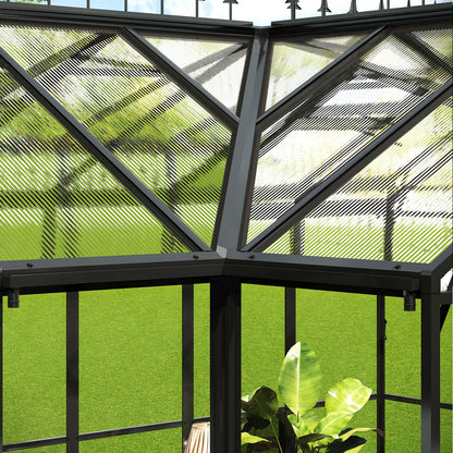 Sunlit Greenhouse with Quick Connector Amerlife 12x10x8 FT